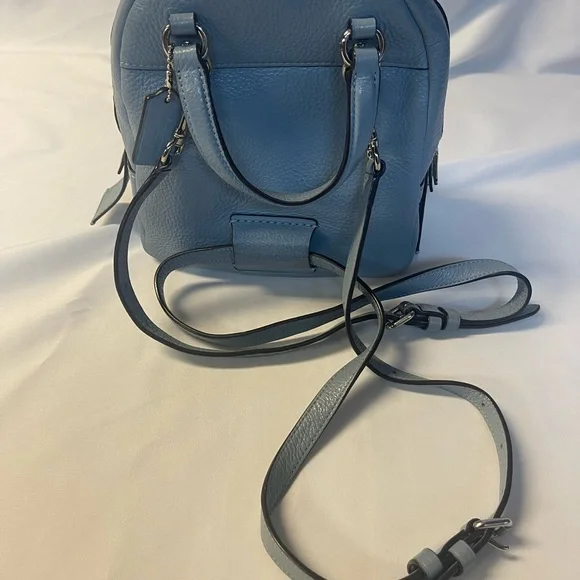 Coach Blue  Pebble Leather Mini Backpack - Picture 3 of 16